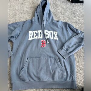Red Sox Gray blue Hoodie